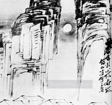 Qi Baishi landscape old China ink Oil Paintings